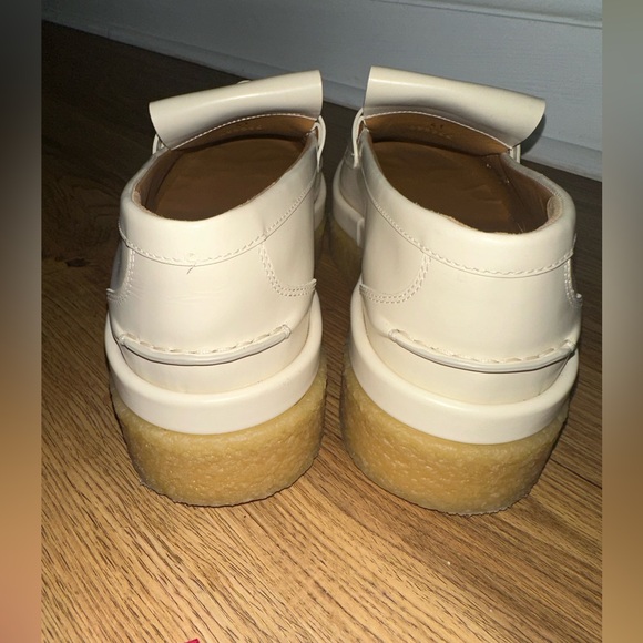 Chloé Jamie tassel-embellished platform loafers Ivory Sz 41 Originally $850 - Picture 7 of 8